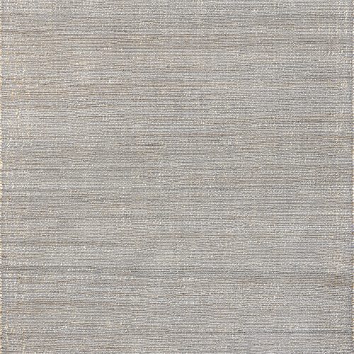 Isolated view of Grey Rectangle Perfect Handwoven Jute-Blend Rug, showcasing its design