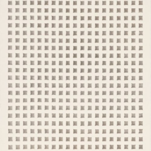 Isolated view of Cream Rectangle Lambertville Plush Textured Washable Rug, showcasing its design