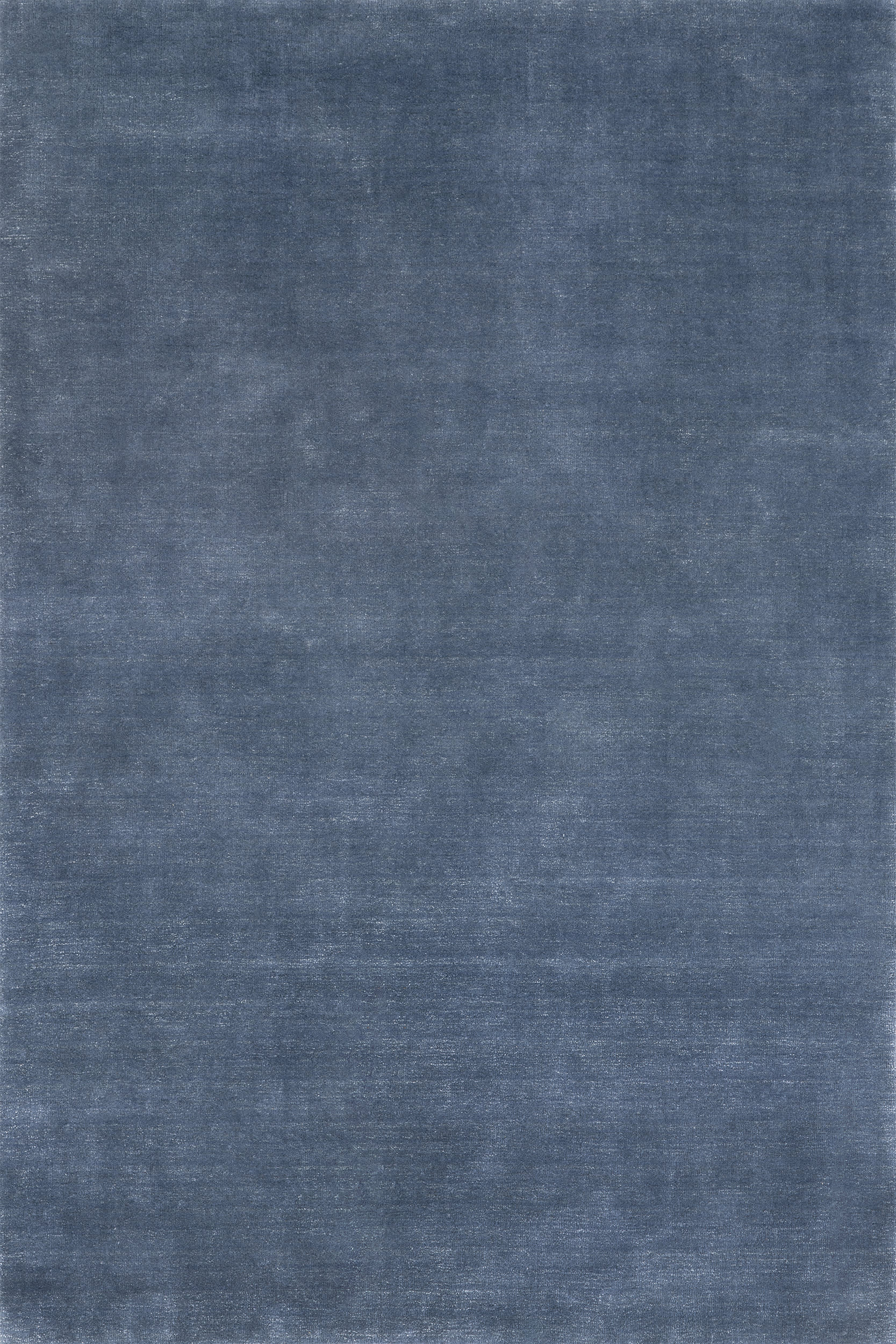 0cdb353d6586f5aa29e0e62f2ab992b083ab6d2f Isolated view of Denim Rectangle Arrel Speckled Wool-Blend Rug, showcasing its design