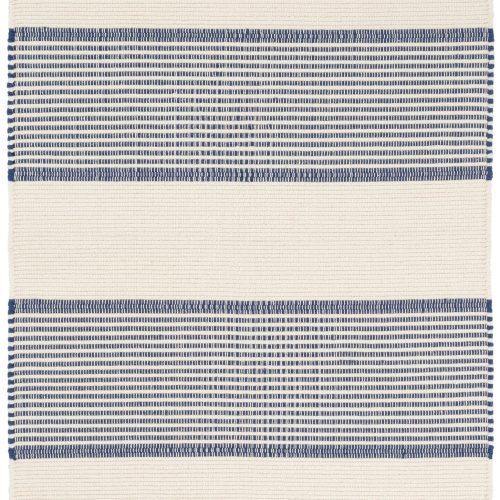 La Mirada Handwoven Cotton Rug | Navy