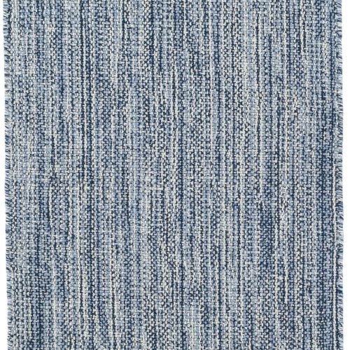 Bella Handwoven Wool Rug by Bunny Williams | Navy