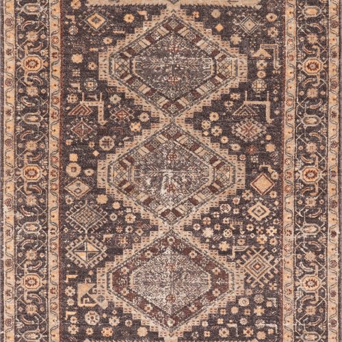 Mire Vintage Handmade Cotton Rug | Eggplant