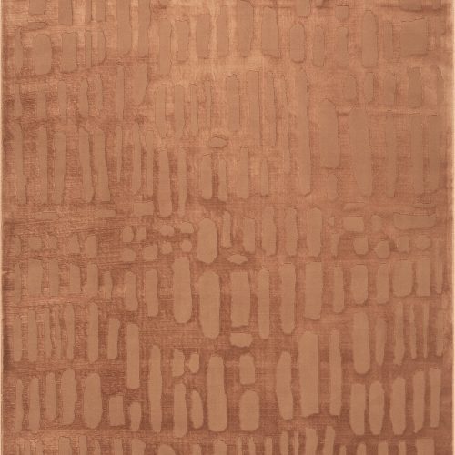 Isolated view of Rose Rectangle Summit Plush Textured Washable Rug, showcasing its design