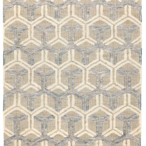 Tala Handwoven Jute Rug | Blue