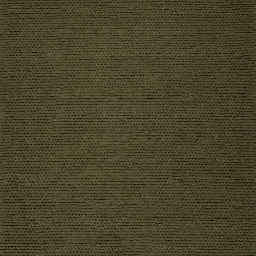 Isolated view of Green Runner Softest Knit Wool Rug, showcasing its design