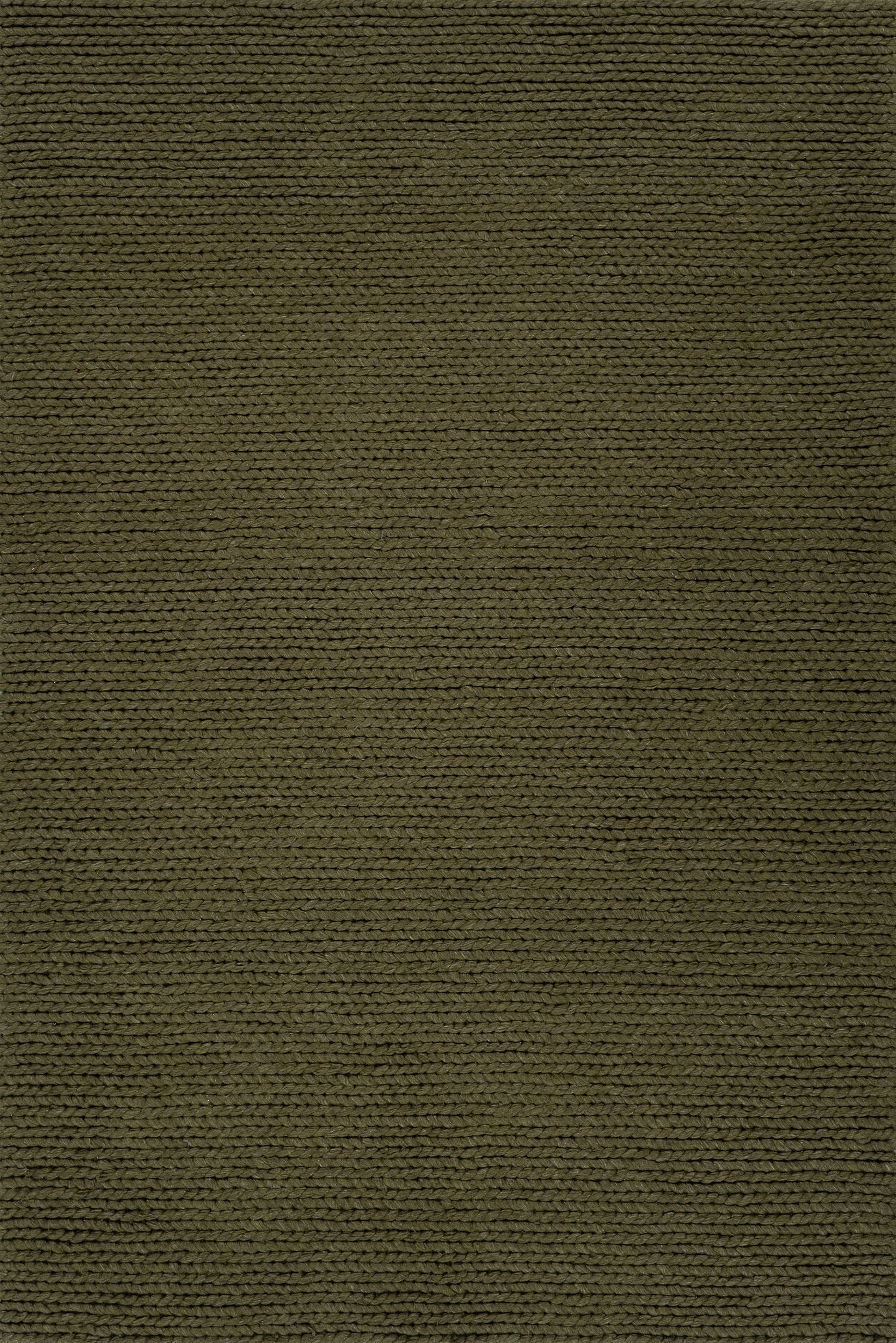 2ebc543e70fdfd5b4660dca7ed38ed610d8cb130 Isolated view of Green Runner Softest Knit Wool Rug, showcasing its design