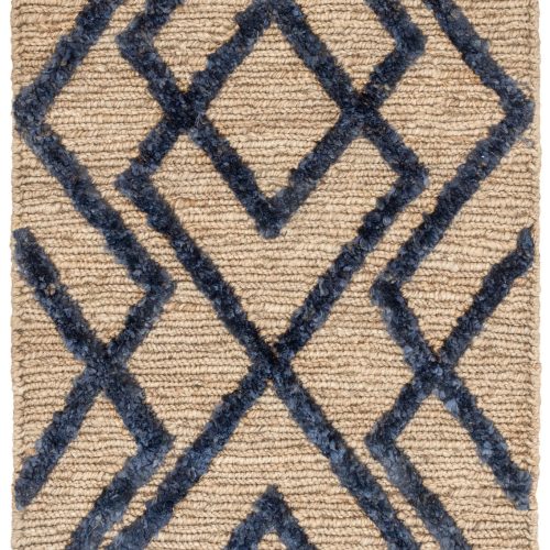 Marco Jute Soumak Handwoven Rug by Bunny Williams | Navy