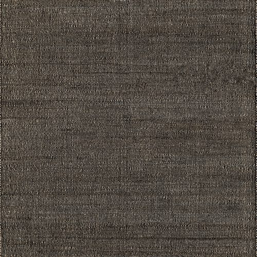 Isolated view of Charcoal Rectangle Perfect Handwoven Jute-Blend Rug, showcasing its design