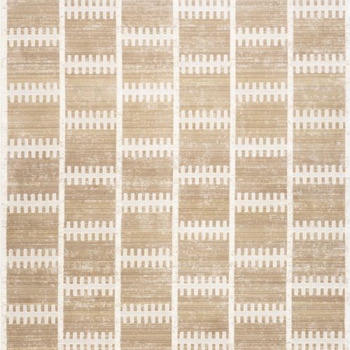 Isolated view of Beige Rectangle Laurelia Modern Geometric Rug, showcasing its design