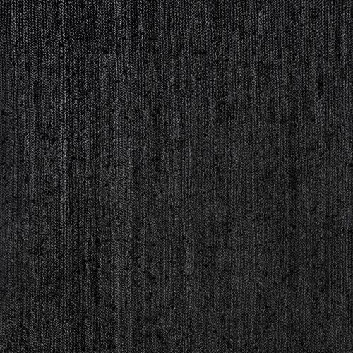 Isolated view of Black Square Jute Braided Rug, showcasing its design