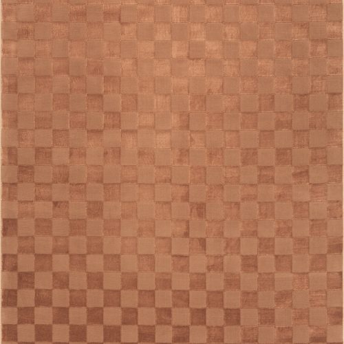 Isolated view of Rose Rectangle Cape May Plush Textured Washable Rug, showcasing its design