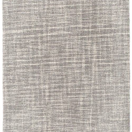 Crosshatch Hand Micro Hooked Wool Rug | Dove Grey