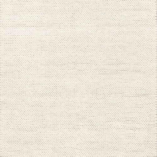 Isolated view of Off White Rectangle Softest Knit Wool Rug, showcasing its design