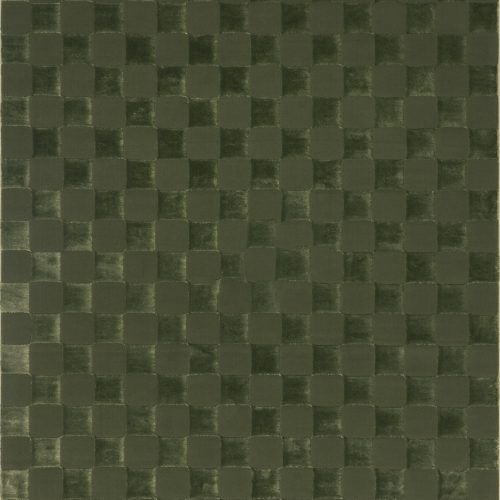 Isolated view of Green Rectangle Cape May Plush Textured Washable Rug, showcasing its design