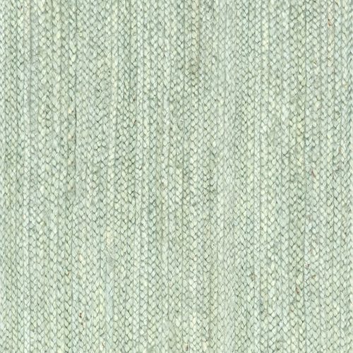 Isolated view of Green Runner Jute Braided Rug, showcasing its design