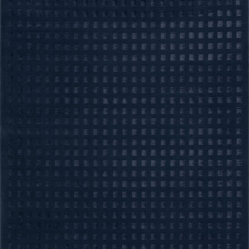Isolated view of Blue Rectangle Lambertville Plush Textured Washable Rug, showcasing its design