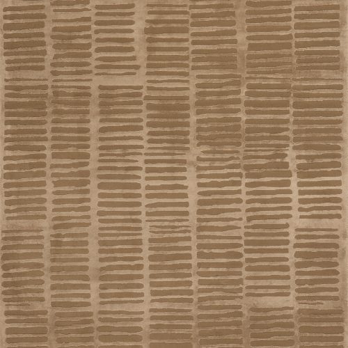Isolated view of Sand Rectangle Cranbury Plush Textured Washable Rug, showcasing its design
