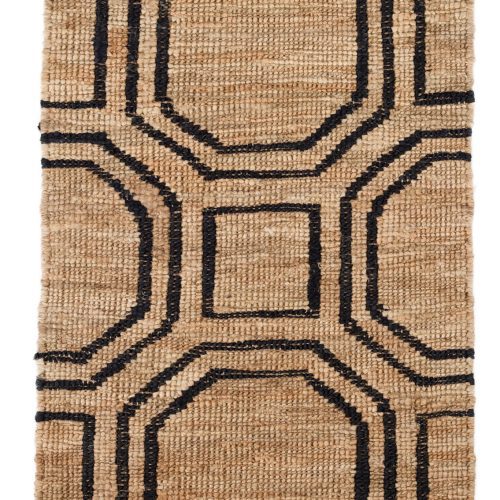 Hexile Hand Knotted Jute Rug | Neutral