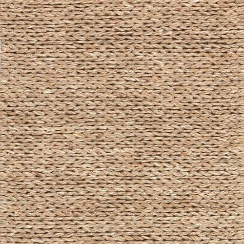 Isolated view of Tan Runner Softest Knit Wool Rug, showcasing its design