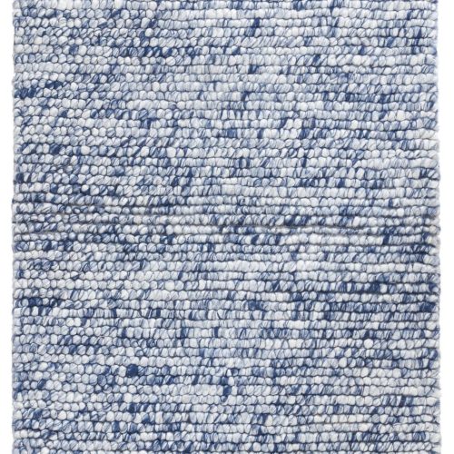 Niels Handwoven Wool/Viscose Rug | Navy