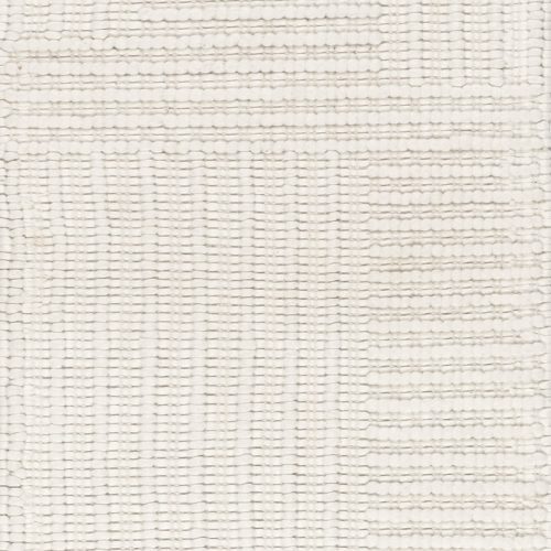Isolated view of Ivory Runner Skye Modern High-Low Rug, showcasing its design