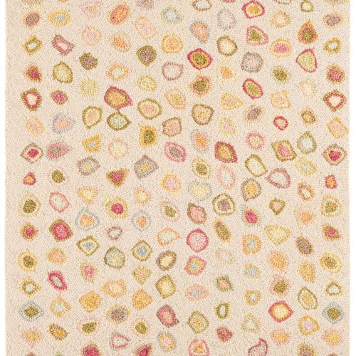 Cat's Paw Hand Micro Hooked Wool Rug | Pastel