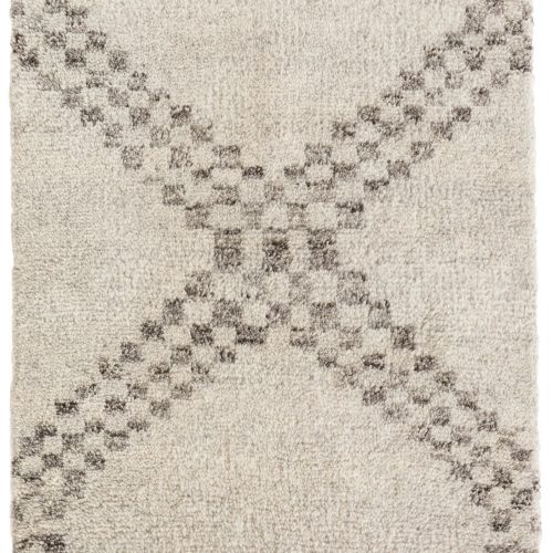 Zillah Hand Knotted Wool Rug | Grey
