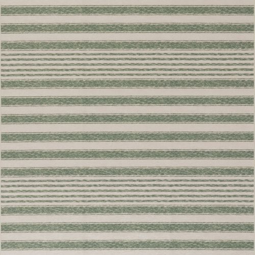 Gillian Striped Machine Washable Rug | Green