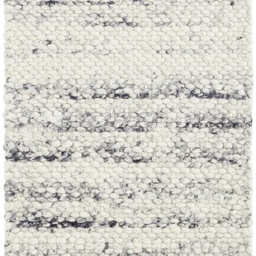 Cobblestone Handwoven Wool Rug | Grey