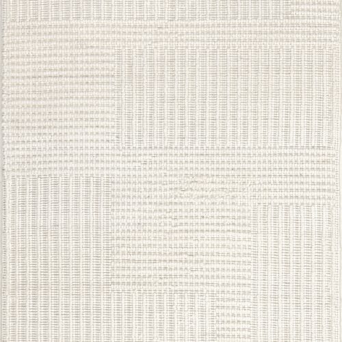 Isolated view of Ivory Rectangle Skye Modern High-Low Rug, showcasing its design