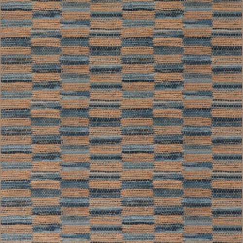 Tilburg Stripe Machine Washable Rug | Blue
