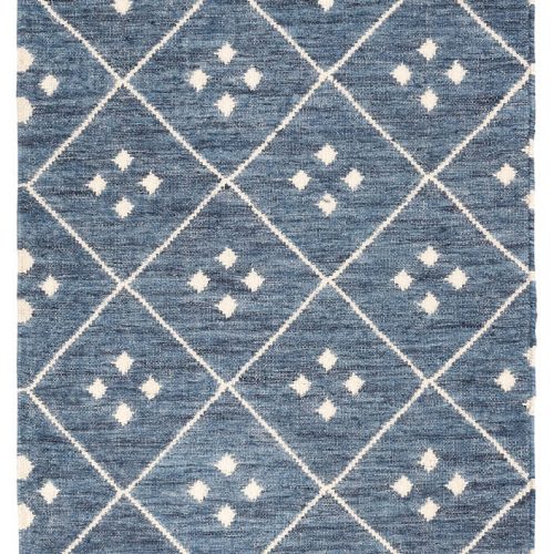 Kota Handwoven Wool Rug | Indigo