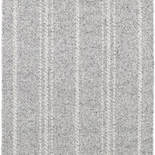 Melange Stripe Handwoven Indoor/Outdoor Rug | Grey/Ivory
