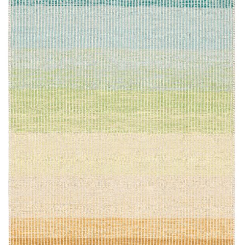 Watercolor Horizon Handwoven Cotton Rug | Multi