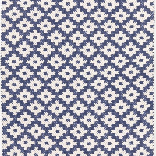 Samode Handwoven Indoor/Outdoor Rug | Denim/Ivory