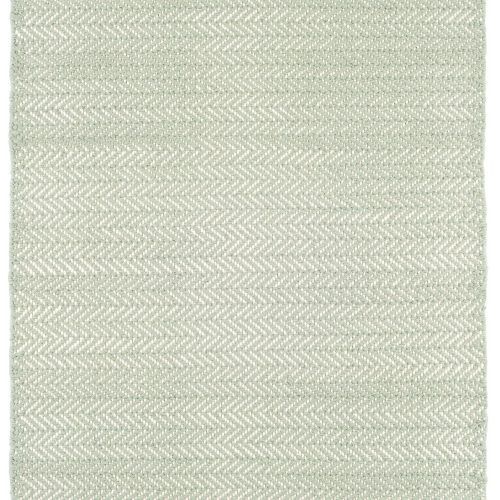 Herringbone Handwoven Cotton Rug | Ocean