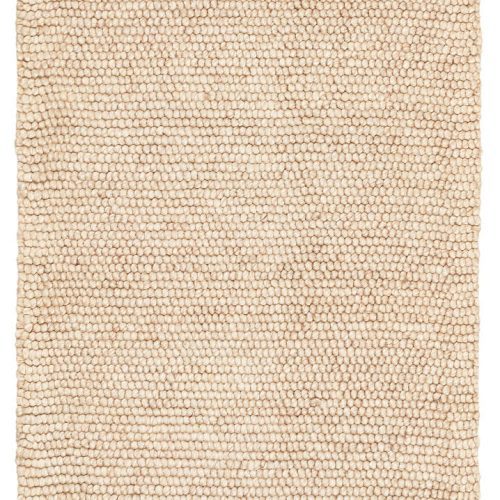 Niels Handwoven Wool/Viscose Rug | Latte