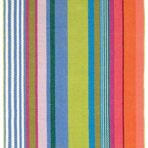 Mellie Stripe Handwoven Cotton Rug | Multi