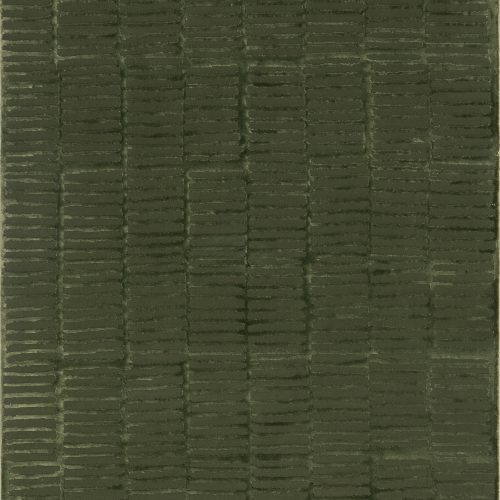 Isolated view of Green Rectangle Cranbury Plush Textured Washable Rug, showcasing its design