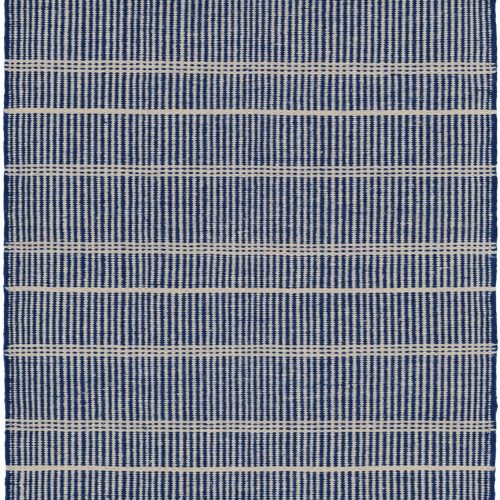 Samson Handwoven Indoor/Outdoor Rug by Bunny Williams | Navy