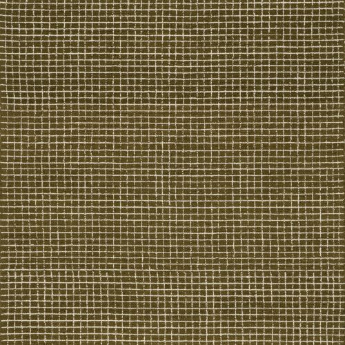 Isolated view of Moss Runner Melrose Checked Rug, showcasing its design