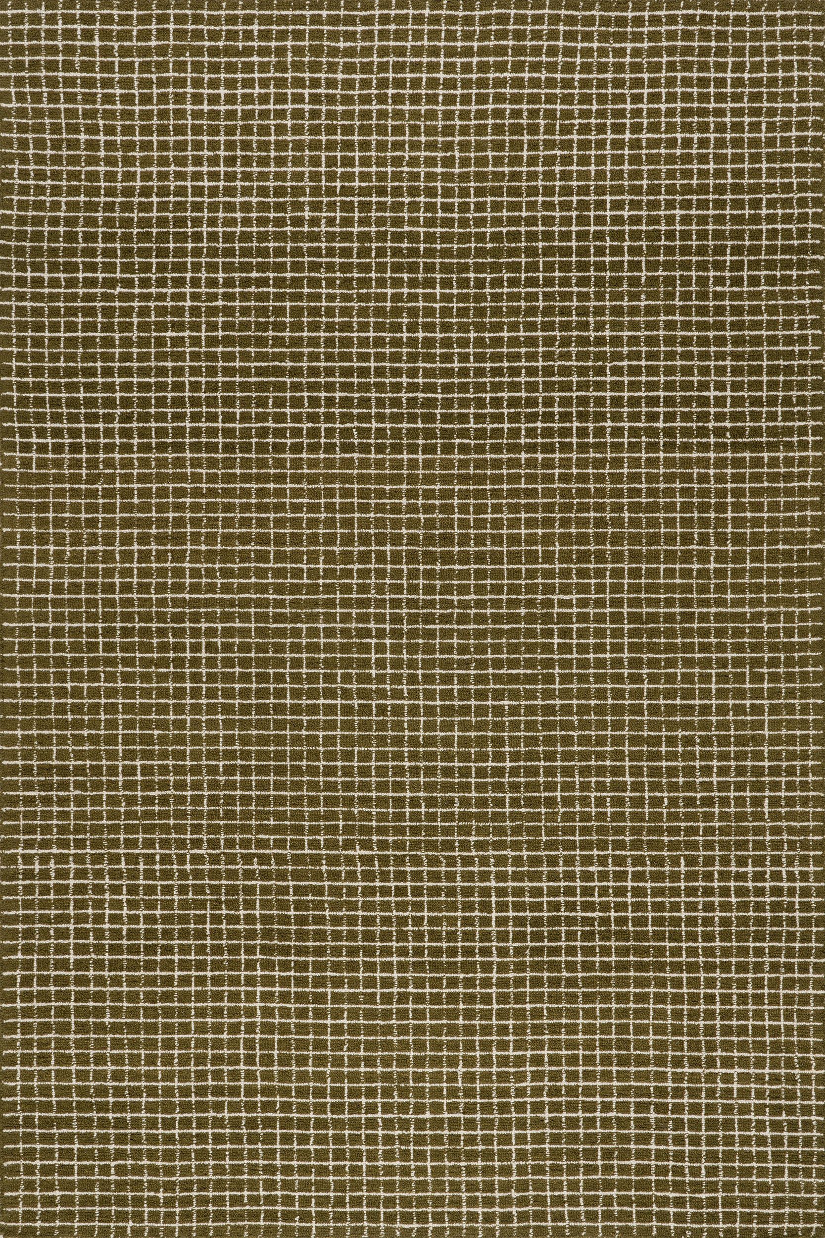 b37229ca992048b7bddf2aa8b0c966654c42cb3d_e6177bbb-e518-4170-b427-9ba8c8f1c5a9 Isolated view of Moss Runner Melrose Checked Rug, showcasing its design