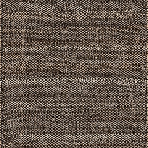 Isolated view of Charcoal Runner Perfect Handwoven Jute-Blend Rug, showcasing its design