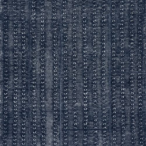 Vox Chevron Handmade Wool Rug | Navy