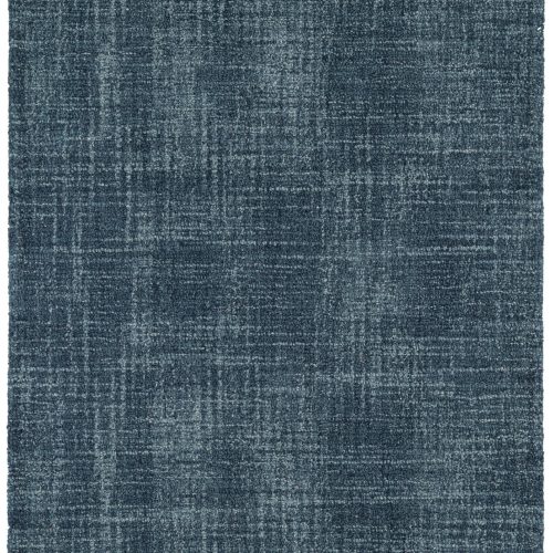 Crosshatch Hand Micro Hooked Wool Rug | Denim