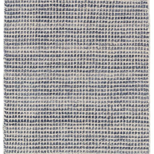 Homer Hand Loom Knotted Wool/Viscose Rug | Blue