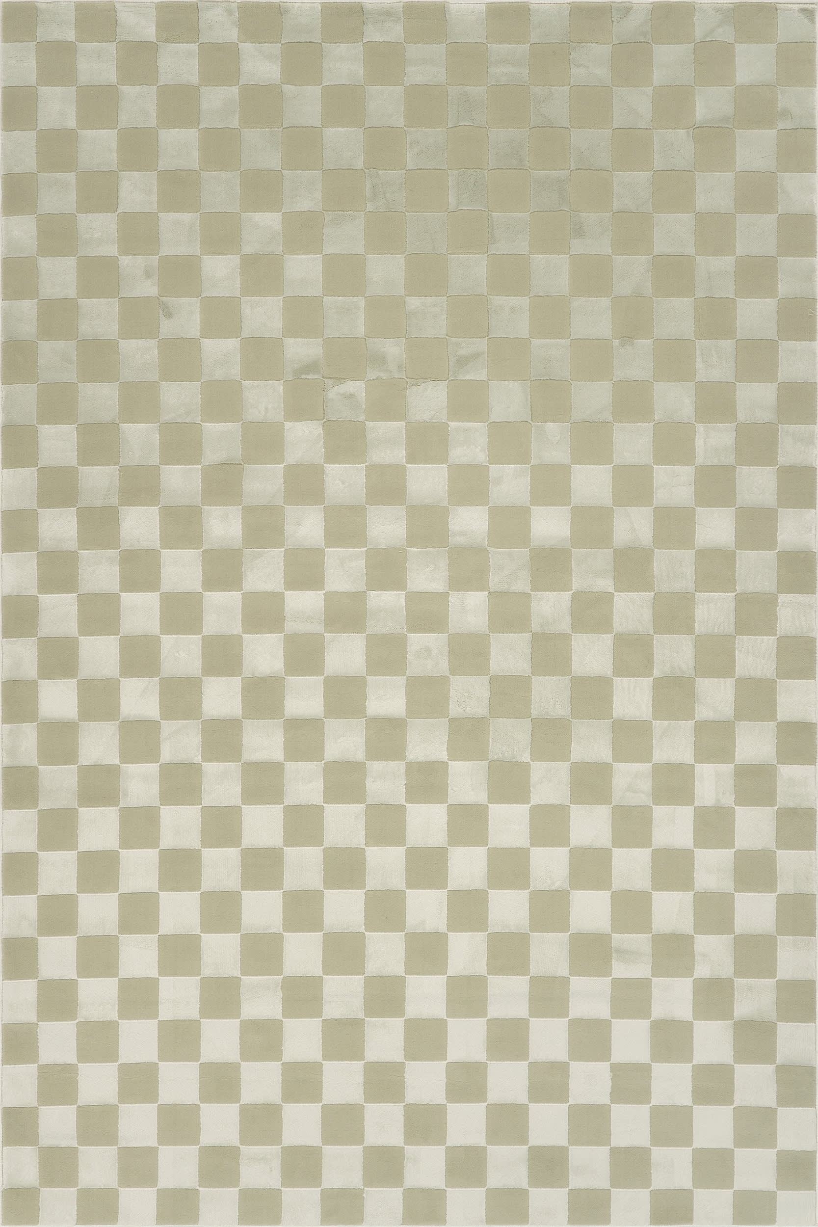 c7ef406a47be7dc826f19c1fadf4c3c46bb1bf64 Isolated view of Light Green Rectangle Cape May Plush Textured Washable Rug, showcasing its design