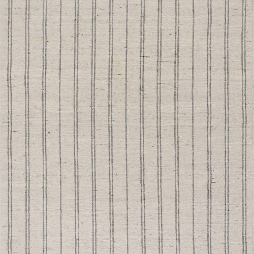 Arven Striped Handmade Cotton Rug | Grey