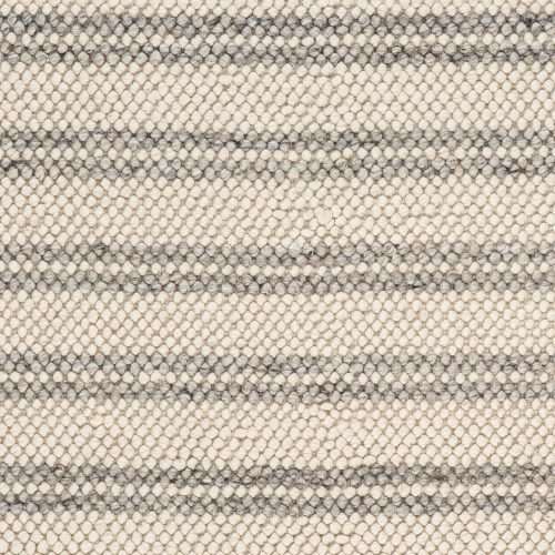 Venit Modern Striped Farmhouse Rug Swatch | Beige
