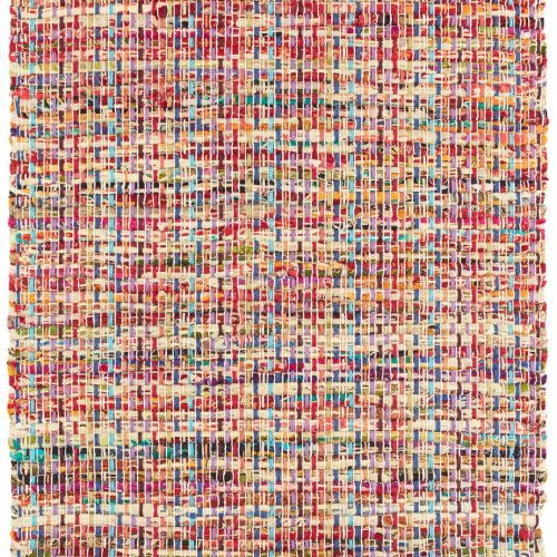 Vista Chindi Handwoven Cotton Rug | Multi